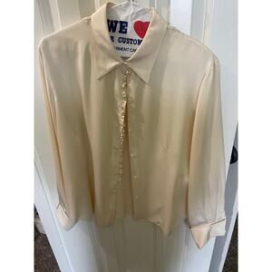 Vintage Saks 5th Avenue Starington 100% silk, size 14